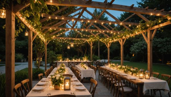 Comment illuminer sa tonnelle pour les soirées d'été