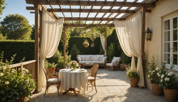 Pourquoi installer des voilages sur sa tonnelle de jardin